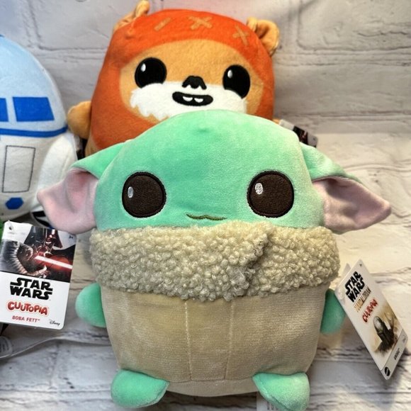 Squishmallows Other Star Wars Cuutopia Plush Pillow Squishmallow 4 Pc Set Disney Mattel Nwt